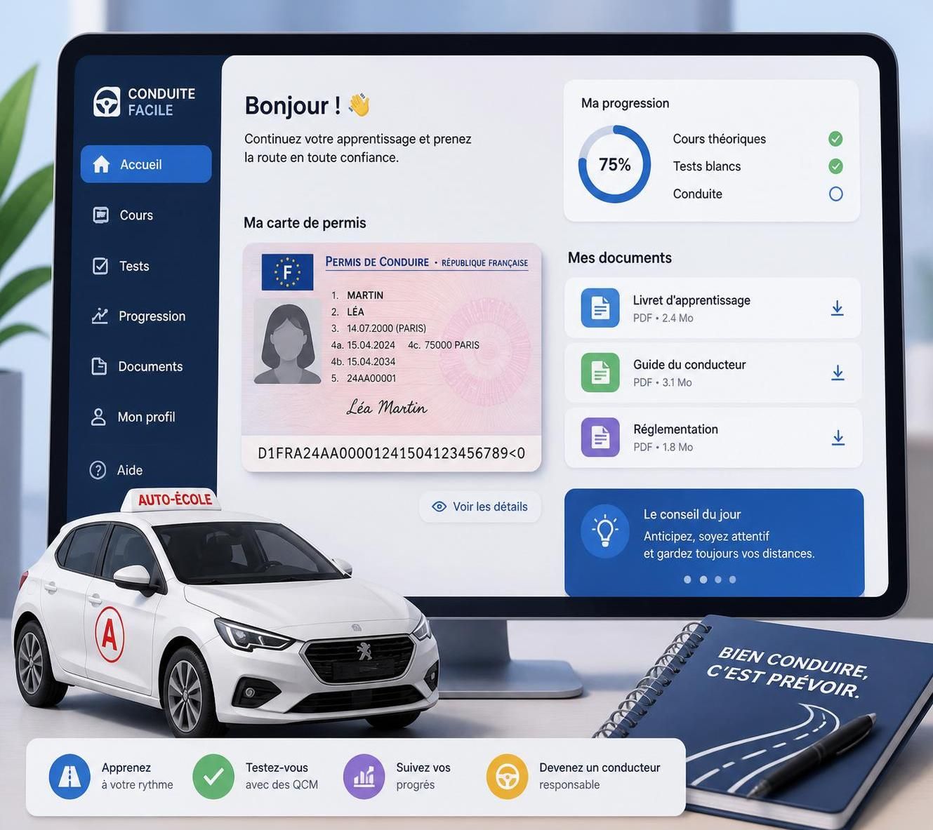 découvrez si vous pouvez passer votre permis de conduire en ligne, les démarches à suivre, et les conditions pour réussir votre examen depuis chez vous.