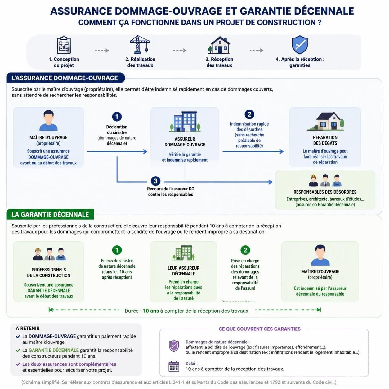 découvrez les enjeux et les obligations de la loi du 6 juillet 1985 concernant l'assurance dommage-ouvrage, un dispositif clé pour protéger les travaux de construction.